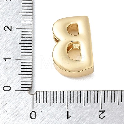 Brass Slide Charms KK-D289-67G-B-1
