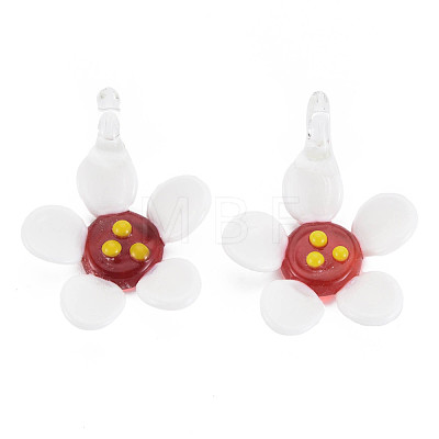Handmade Lampwork Pendants LAMP-T007-023-1