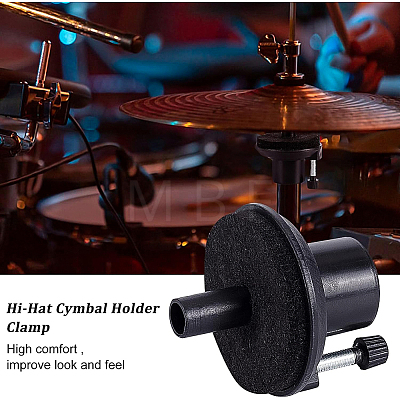 Plastic Hi-Hat Cymbal Holder Clamp FIND-WH0099-86-1
