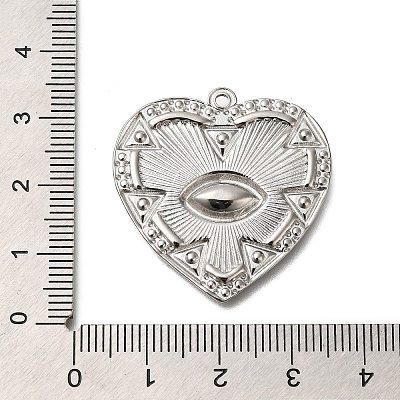 304 Stainless Steel Pendant Rhinestone Settings STAS-H225-06P-1