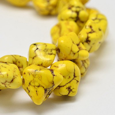 Dyed Natural Magnesite Bead Strands G-M139-05-C-1