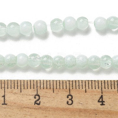 Crackle Glass Beads Strands GLAA-U001-4mm-01-1