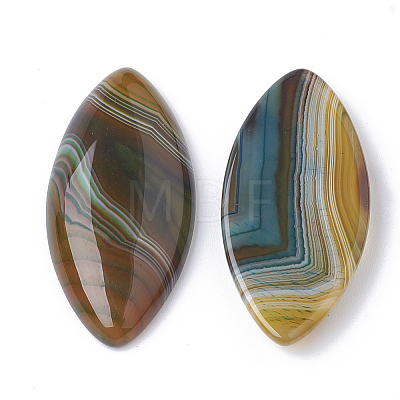 Natural Brazilian Agate Cabochons G-S295-02-1