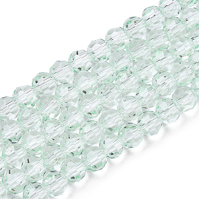 Transparent Glass Beads Strands GLAA-E036-07Z-02-1