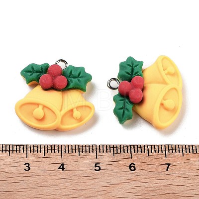 Christmas Theme Opaque Resin Pendants RESI-N039-100-1