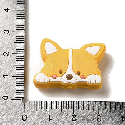 Dog Silicone Focal Beads SIL-Q026-01A-1