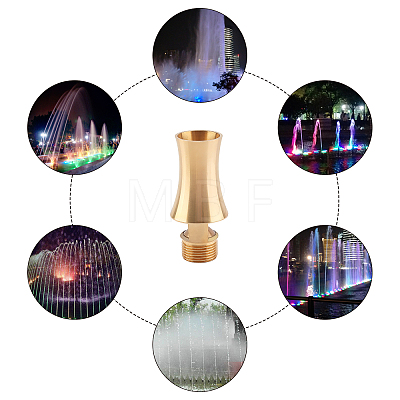 Adjustable Brass Fountain Nozzles AJEW-WH0092-20-1