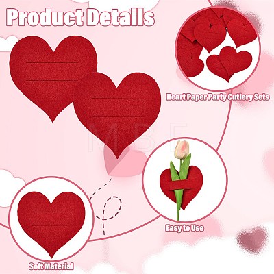 Heart Paper Party Cutlery Sets ST-CJ0040-003-1