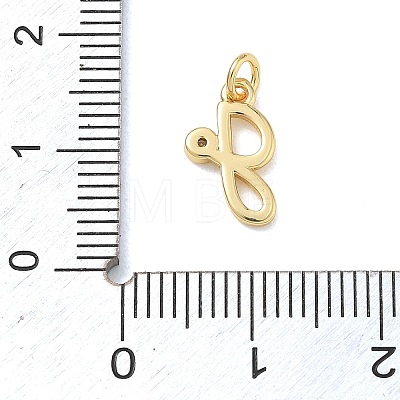 Brass Micro Pave Clear Cubic Zirconia Charms KK-D289-66G-G-1