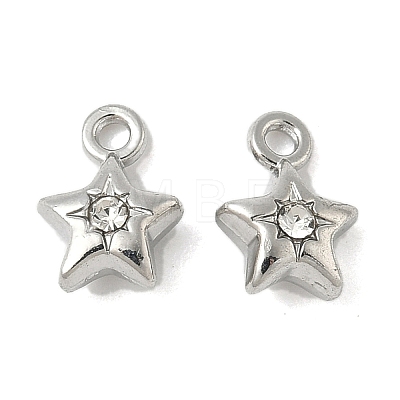 Alloy Rhinestone Pendants FIND-L025-05P-1