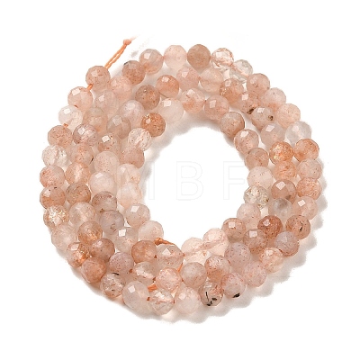 Natural Sunstone Beads Strands G-B074-B03-03-1