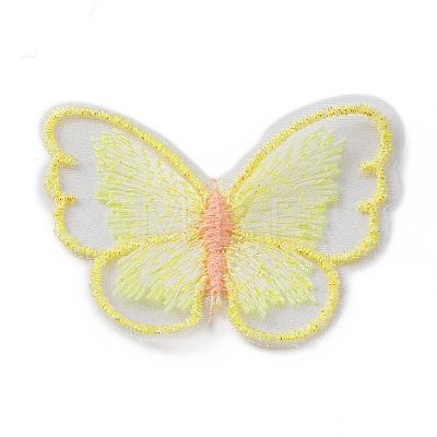 Sew on Computerized Embroidery Polyester Clothing Patches DIY-TAC0012-63C-1