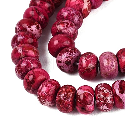 Dyed Synthetic Imperial Jasper Beads Strands G-Q606-99A-06-1