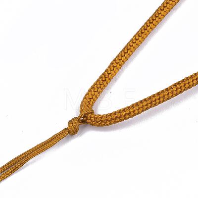 Nylon Cord Necklace Making X-MAK-T005-04B-1