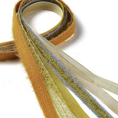 18 Yards 6 Styles Polyester Ribbon SRIB-C001-E04-1