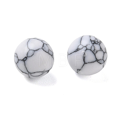 Dyed Synthetic Turquoise Sphere Beads GG-CBA391B-02C-02-1