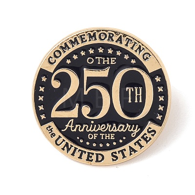 Alloy Enamel USA 250th Anniversary Commemorative Lapel Pin Backs JEWB-B046-01E-G-1