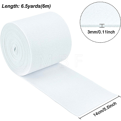 Non Woven Fabric Embroidery Needle Felt for DIY Crafts DIY-WH0156-92C-1