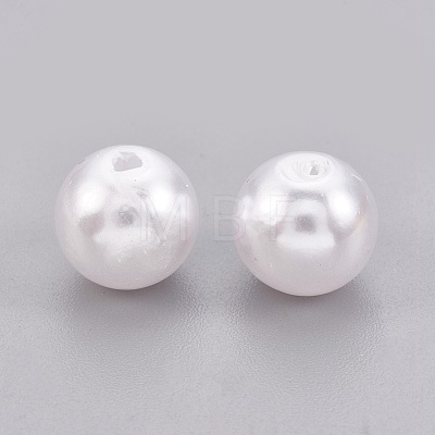 ABS Plastic Imitation Pearl Beads KY-G009-16mm-03-1