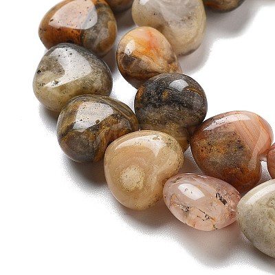 Natural Crazy Agate Beads Strands G-R190-10mm-39-1