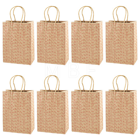 10Pcs Valentine's Day Paper Bags CARB-TADJ0001-01B-1