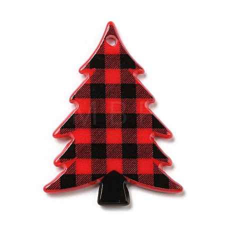 Christmas Theme Acrylic Pendants MACR-C024-04B-1