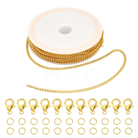 DIY Chains Bracelet Necklace Making Kit DIY-YW0005-82G-1