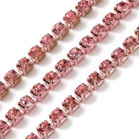 Iron Rhinestone Cup Chains CH-A008-01E-1