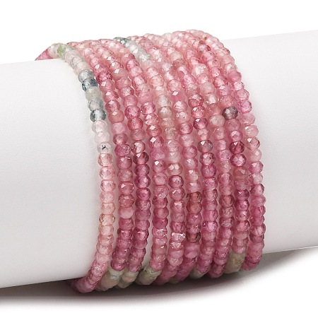 Gradient Color Natural Multicolor Tourmaline Beads Strands G-D110-E02-02-1