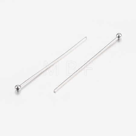Tarnish Resistant 304 Stainless Steel Ball Head Pins STAS-K172-30P-04-1
