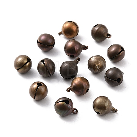 Brass Bell Pendants KK-F749-05C-10mm-1