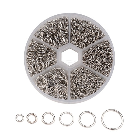 1 Box of Iron Open Jump Rings IFIN-JP0016-01P-1