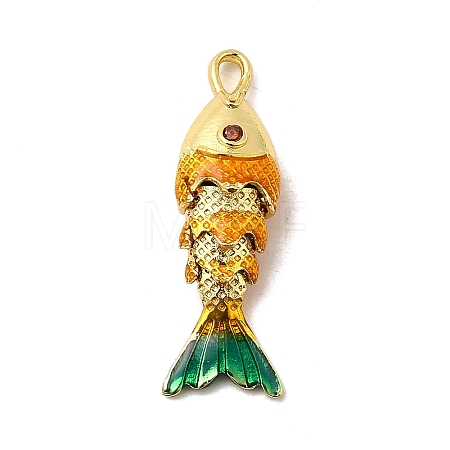 Rack Plating Brass Pendants KK-A268-05G-A03-1