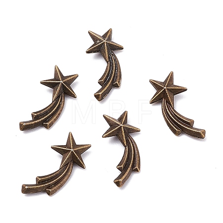 Zinc Alloy Cabochons PALLOY-WH0036-23AB-1