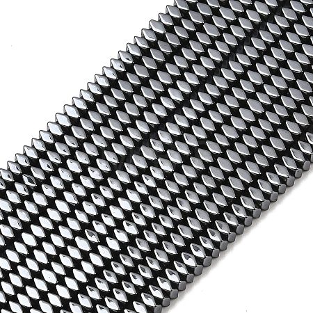 Electroplate Non-magnetic Synthetic Hematite Beads Strands G-O009-B01-1