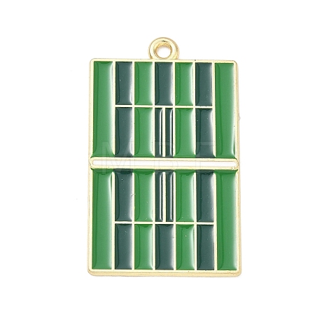 Tennis Alloy Enamel Pendants AL-CBA292F-02C-G-1