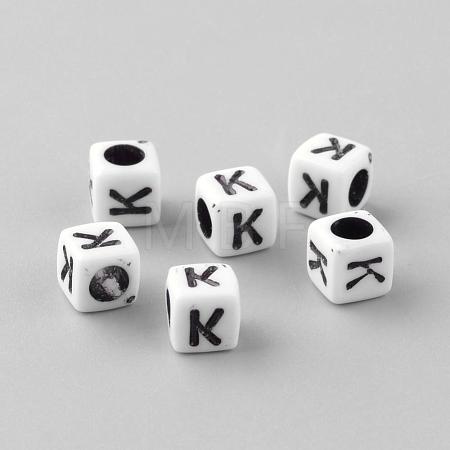 Opaque Acrylic Beads SACR-Q188-02K-1