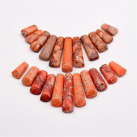 Natural Imperial Jasper Beads Strands G-P298-A01-1