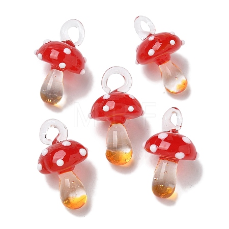Handmade Lampwork Pendants LAMP-M021-01K-1