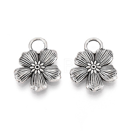 Tibetan Style Alloy Pendants TIBEP-T053-17AS-1
