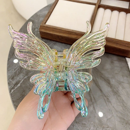 Acrylic Claw Hair Clips PW-WG118F2-04-1