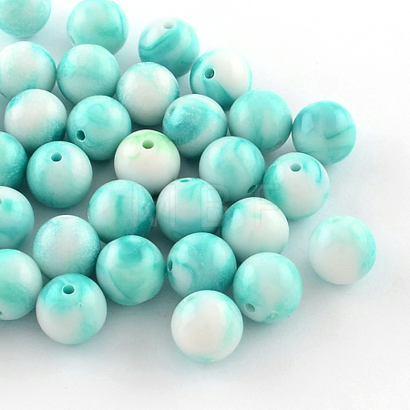 Opaque Acrylic Beads X-SACR-R853-12mm-213-1