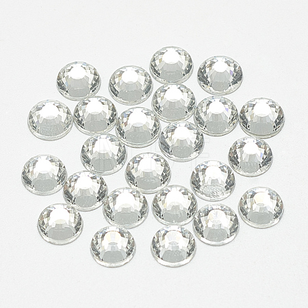 Flat Back Glass Rhinestone Cabochons RGLA-T090-SS50-01-1