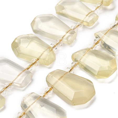 Natural Lemon Jade Beads Strands G-H078-A05-01-1