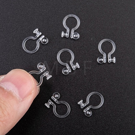 Plastic Clip-on Earring Findings LS-KY-P007-H01-1