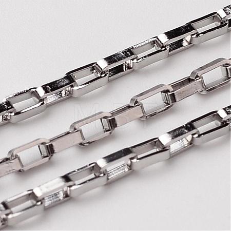 Tarnish Resistant 304 Stainless Steel Venetian Chains CHS-K001-01-2mm-1