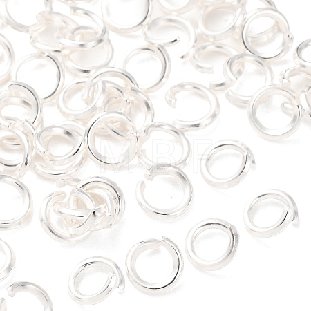 Brass Open Jump Rings KK-G604-08S-02-1