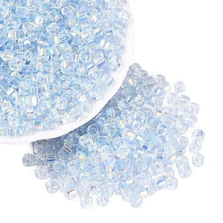 FGB Transparent Colours Glass Seed Beads SEED-Q040-07A-B02-1