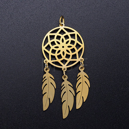 201 Stainless Steel Pendants STAS-S105-JN355-2-1
