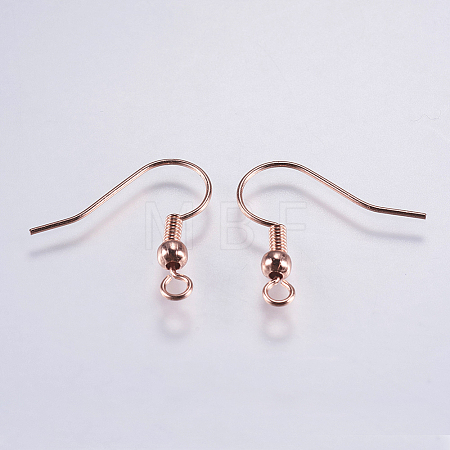 Brass Earring Hooks LS-X-KK-F737-42RG-RS-1